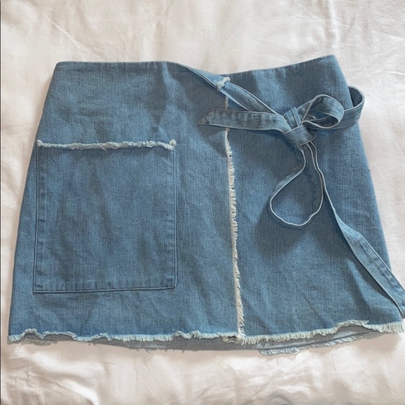 Two piece denim set (skirt + top) - Picture 2 of 4